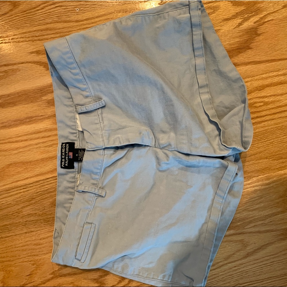Polo Shorts (light blue) size 4